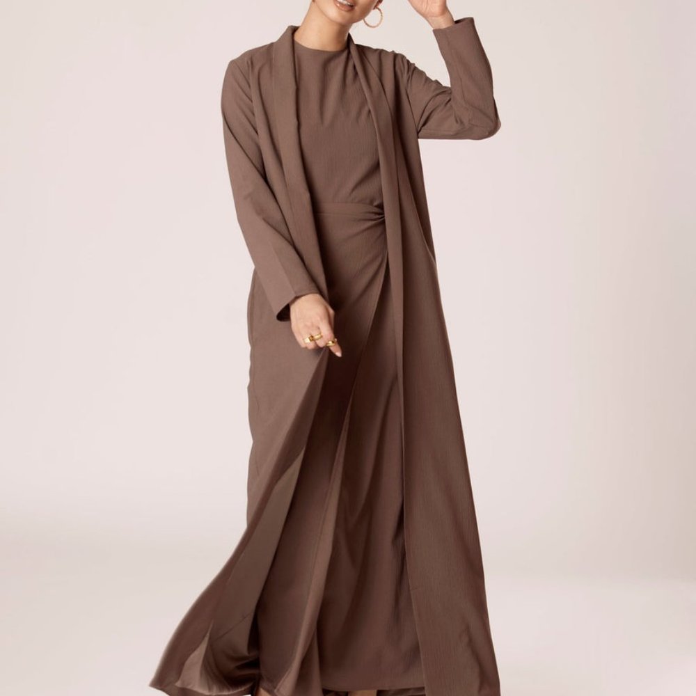 Veiled collection noora 3 piece abaya set